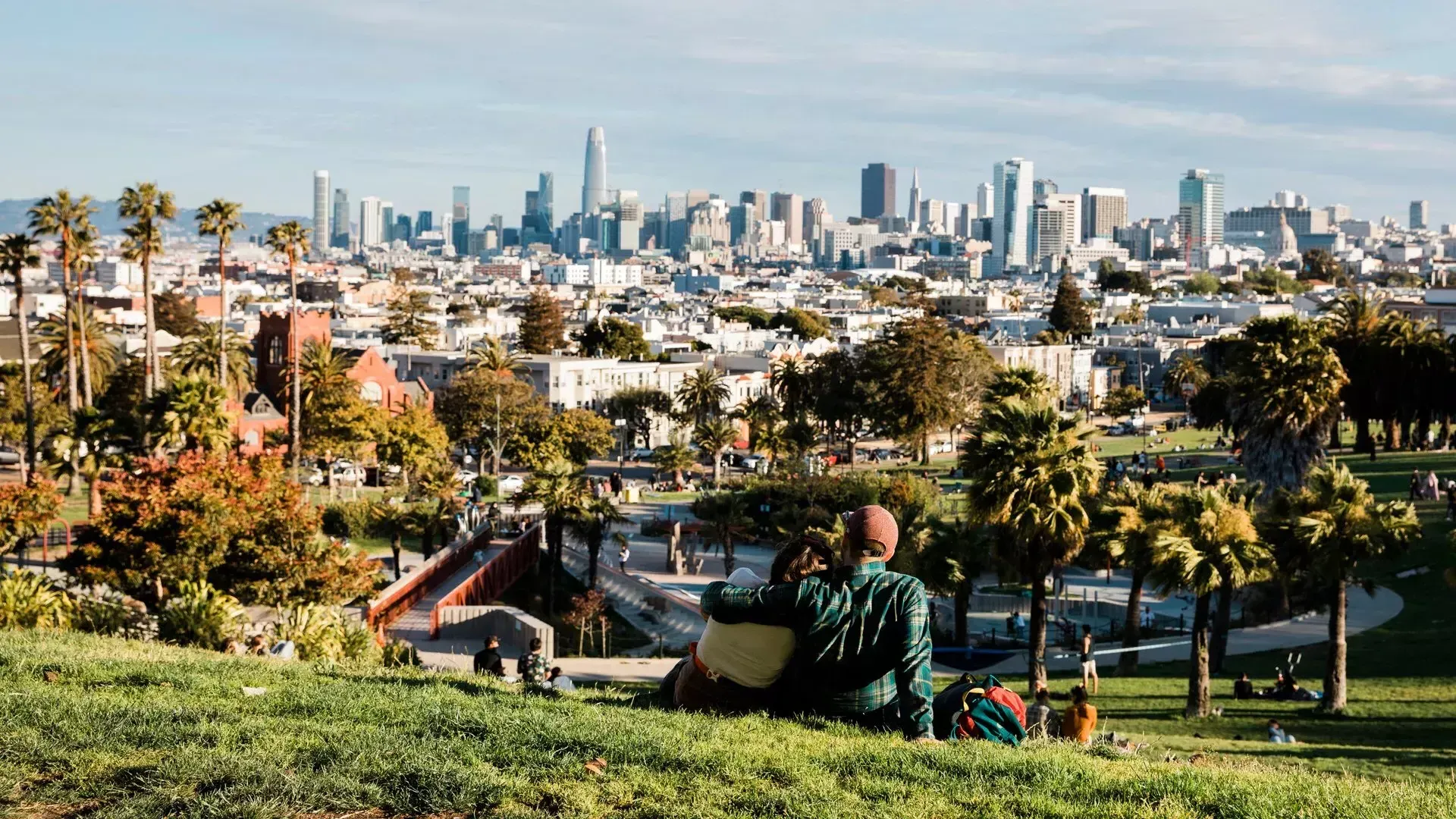 화창한 오후의 Dolores Park